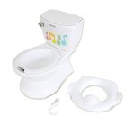 Summer My Size Potty Lights and Songs Transitions, White – Realistic Potty Training Toilet with Interactive Handle that Plays Music for Kids, Removable Potty Topper/Pot, Wipe Compartment, Splash Guard - Image 10